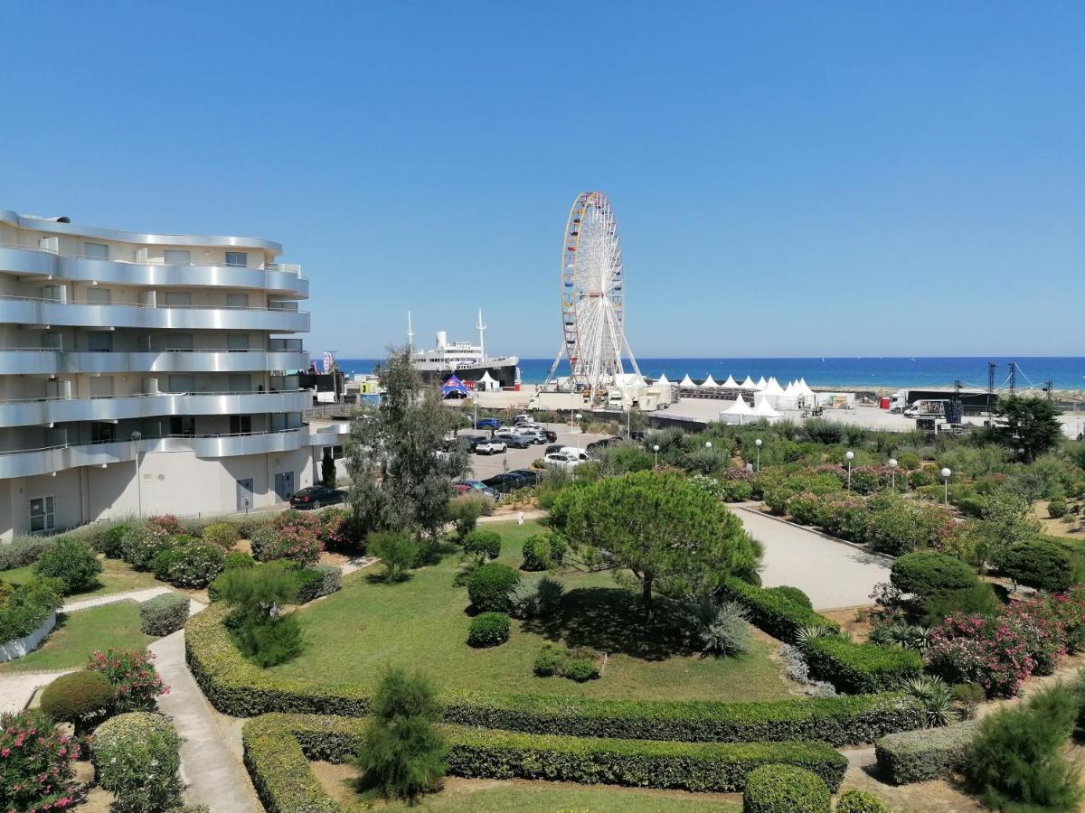Le Bleu Soleil - Bel Appt Pour 4 Vue Mer Le Barcarès Eksteriør billede